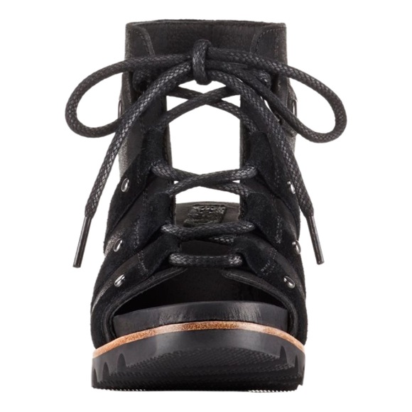 Sorel Women’s Addington Leather Sandal Color: Black Size: 8.5 - Picture 3 of 12